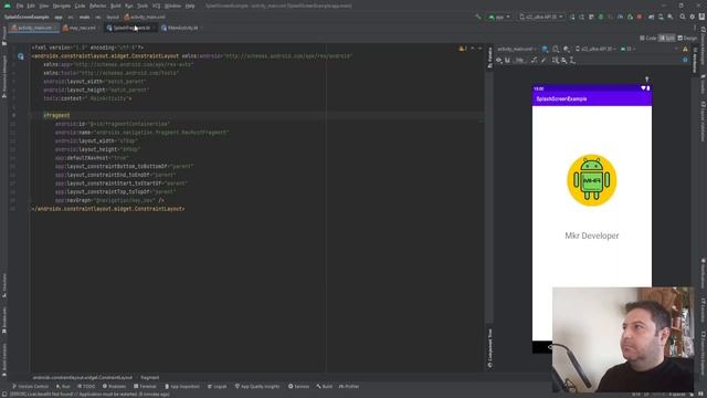 Splash screen using Navigation component. Android studio | Kotlin. смотреть онлайн
