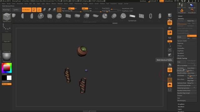 ZBrush - Live Boolean 2
