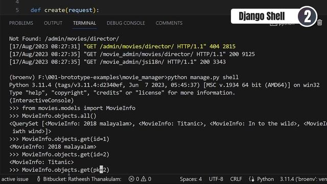 Part 07 - Admin, Django Shell, ModelForm | Python Django Tutorial | Brototype Tutorials Malayalam смотреть онлайн
