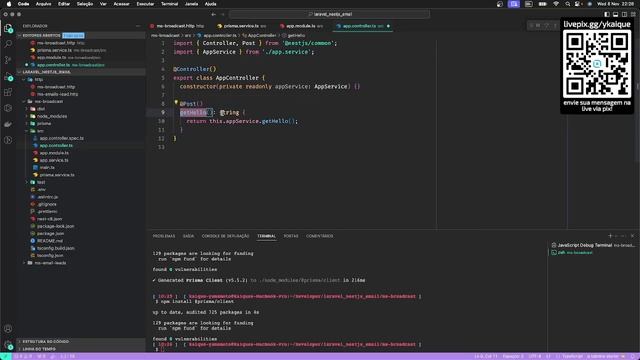 MICRO SERVIÇO - LARAVEL E NESTJS - BACKEND - PARTE 01 смотреть онлайн