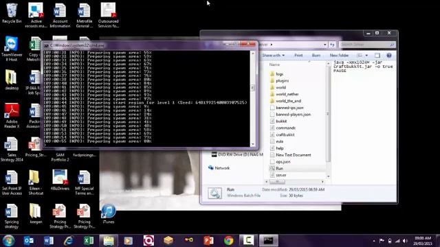 How to make a Bukkit or Spigot Minecraft 1 8 3 Server! смотреть онлайн