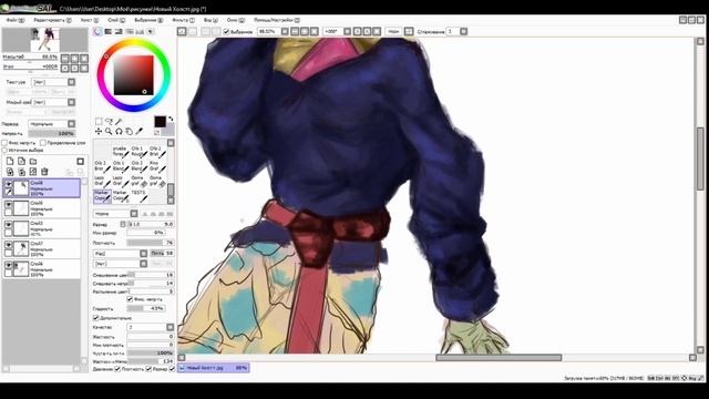 Speedpaint l Скетч модели смотреть онлайн