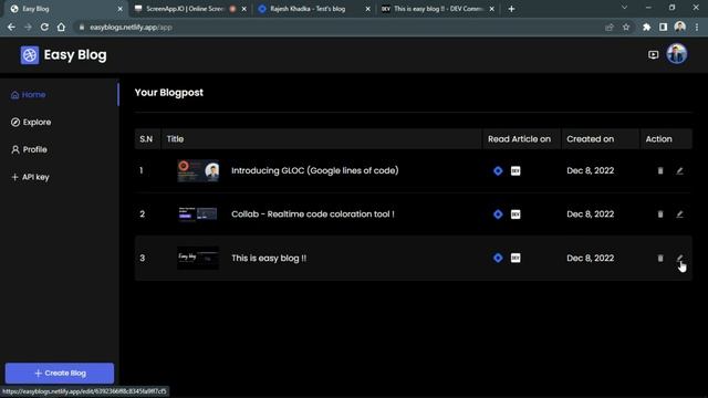 Introducing easy blog - Write once share to many ❤ @MongoDB @ThePracticalDevTeam #hackathon смотреть онлайн