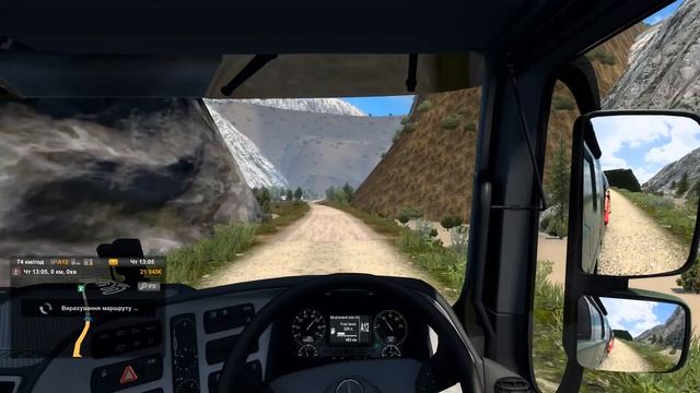 Дорога над Обрывом - EURO TRUCK SIMULATOR 2 смотреть онлайн