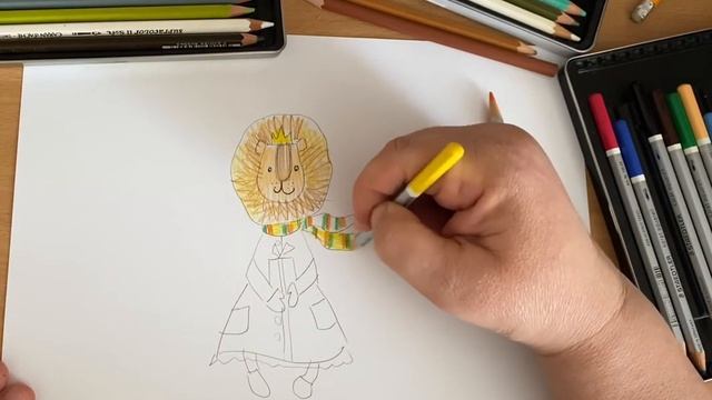 Как легко нарисовать львёнка смотреть онлайн