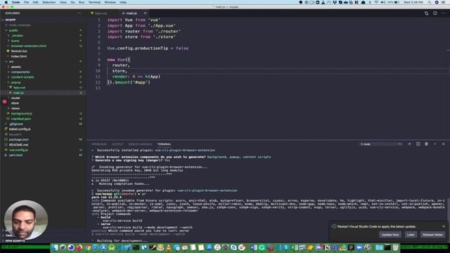 VueJS Chrome Extension смотреть онлайн