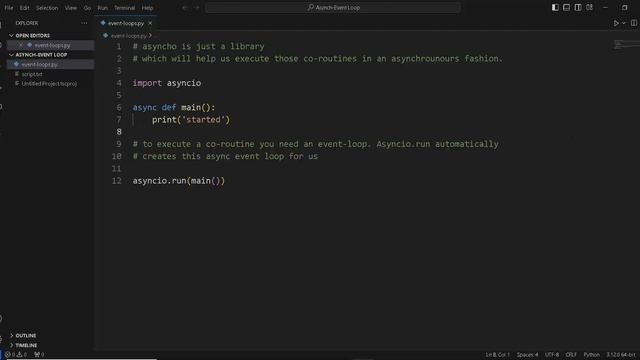 Python Asynchronous Programming - 5 - Async Event-Loop смотреть онлайн