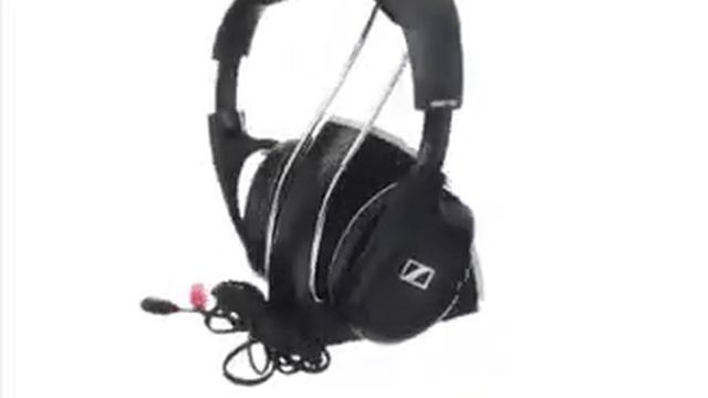 Detail Sennheiser RS120 On-Ear 926MHz Wireless RF Headphones with Charging Cradle with mic смотреть онлайн