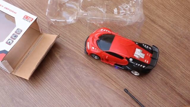 KIDS PLAY WITH FERRARI TRANSFORMER RC CAR UNBOX & TEST!! смотреть онлайн