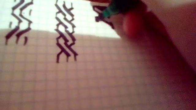 Наконец-то видео. Как нарисовать по клеточкам косички смотреть онлайн