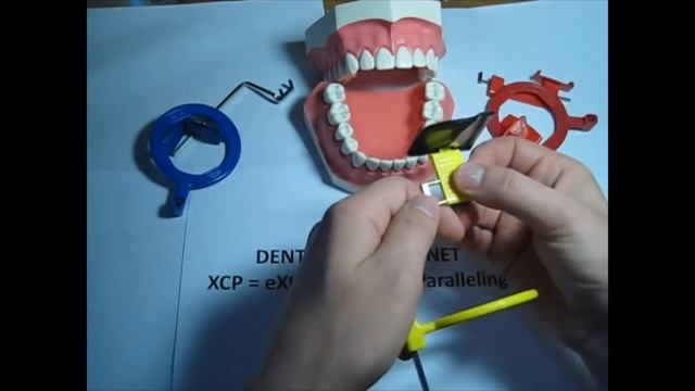 Как использовать держатель снимков для задних зубов (желтый) Периферийный рентген смотреть онлайн