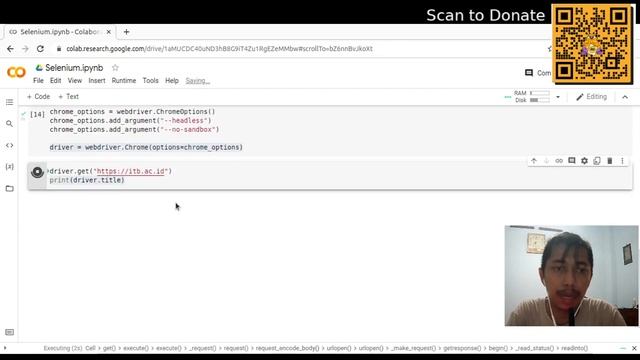 Menjalankan Selenium di Google Collab | Tutorial Selenium Python Bahasa Indonesia смотреть онлайн