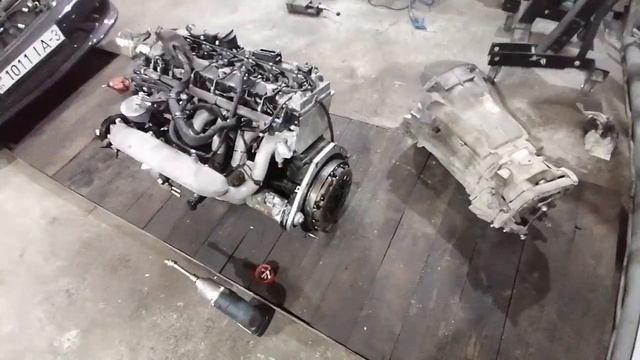 Переоборудование VW Crafter 2.0 на OM648 3.2cdi механика/ SWAP VW Crafter om648 nsg смотреть онлайн