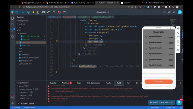 FREE FLUTTER CRASH COURSE: Learn How to create a mobile app in 8 hours! | Part 4 смотреть онлайн