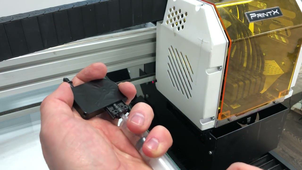 Как заправить УФ принтер формата 60х80 см "Ипполит Матвеевич" при его первом запуске смотреть онлайн