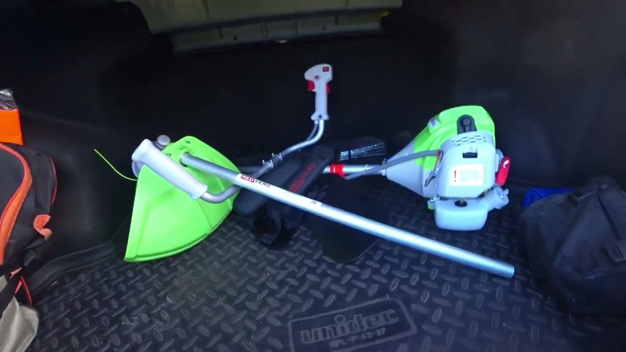 Мощный, разборный бензотриммер, который помещается в багажник. REDVERG RD-GB243S смотреть онлайн