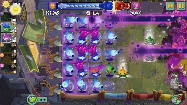 СУПЕР СПОСОБНОСТЬ ТЕНЕВОГО ГОРОХОСТЕЛА НОВОЕ РАСТЕНИЕ! Растения против зомби 2 plants vs zombies смотреть онлайн