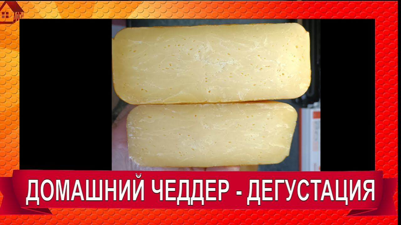 СЫР ЧЕДДЕР ДОМА - дегустация сыра с выдержской 5 месяцев смотреть онлайн