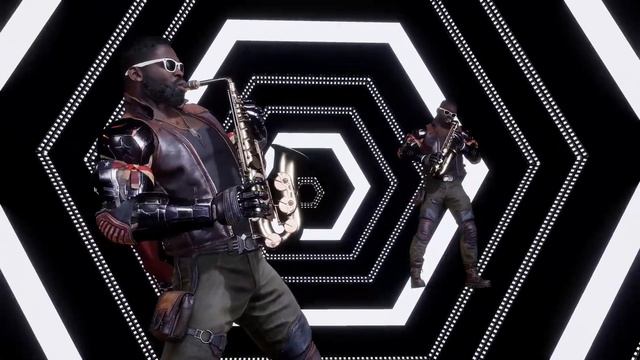 MK11. Jacks 30 минут играет на саксофоне. смотреть онлайн