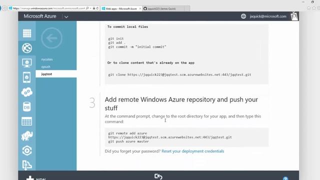 Publish Azure Website From Git Repo смотреть онлайн