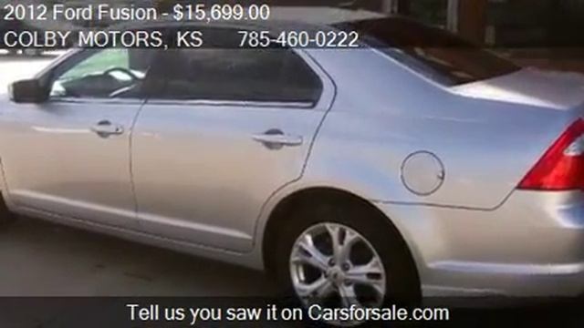 2012 Ford Fusion SE - for sale in Colby, KS 67701 смотреть онлайн