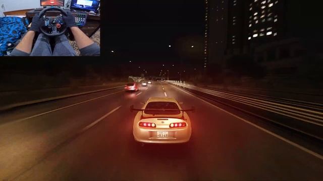 1000HP Toyota Supra MK4 | Assetto Corsa | Logitech G29 #geargenix #supra #tokyo