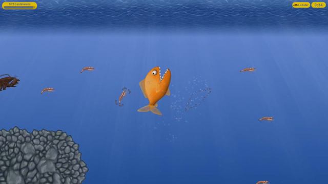 Tasty Blue РЫБА МОНСТР Мульт игра для детей про Рыбку Обжору СЪЕСТЬ ОКЕАН смотреть онлайн