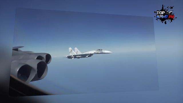 Перехват В 52 российскими Су 27 вызвал бурную реакцию у иностранцев в Сети смотреть онлайн