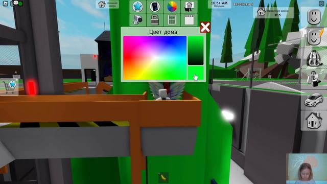 Алиса и папа играют в #roblox #роблокс . Brookhavenrp смотреть онлайн