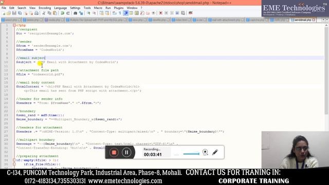How to send email with Attachment in Core PHP смотреть онлайн