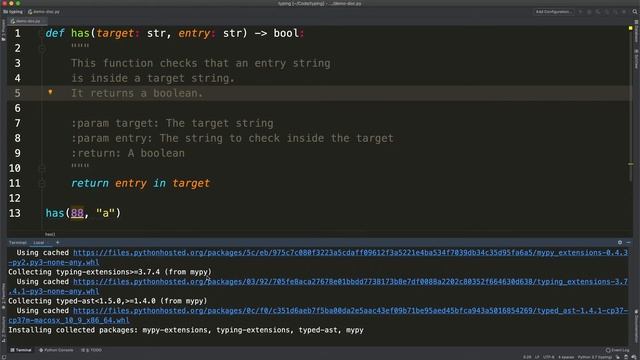 Introduzione allo static typing in Python (mypy) смотреть онлайн