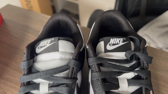 Nike Dunk Low Black White Panda On Feet Review смотреть онлайн