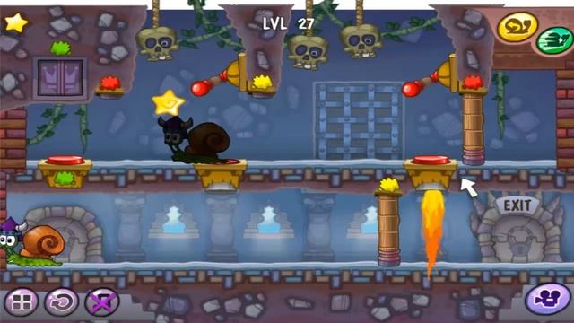 Узнай как пройти 24-29 уровни бесплатной игры Улитка Боб 7 - Фантастическая история смотреть онлайн