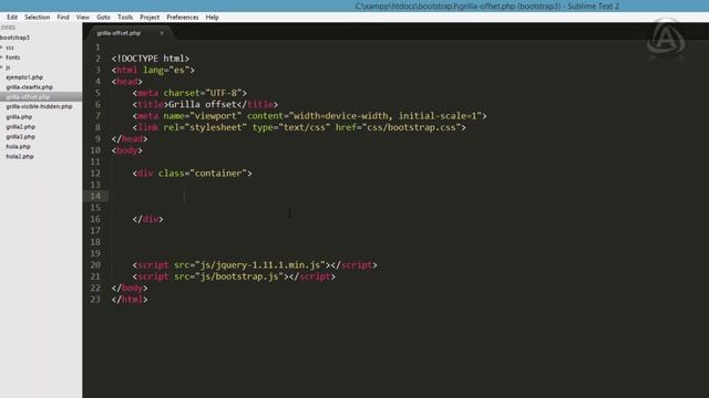 8 Cursos de BootStrap3 2 grid clearfix offset смотреть онлайн