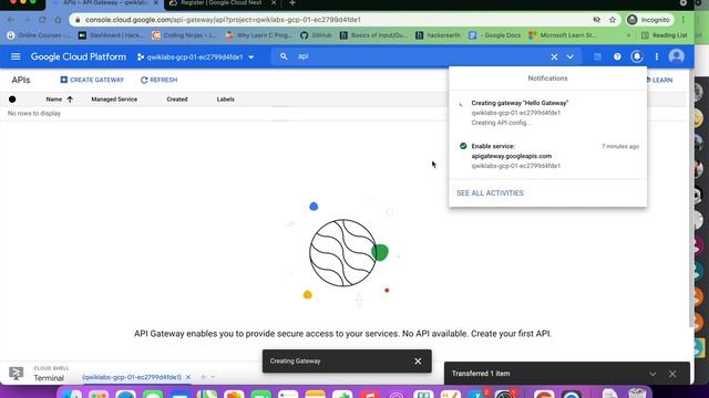 API Gateway: Qwik Start || Qwiklabs || GSP872 смотреть онлайн