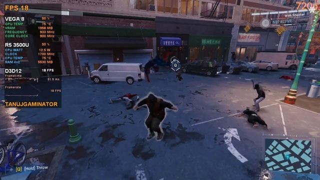 SPIDERMAN REMASTERED | ASUS AMD RYZEN 5 3500U | 8GB RAM | VEGA 8 смотреть онлайн