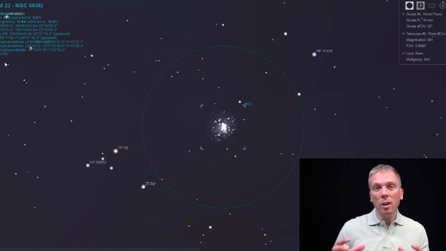 How to find Messier 8, Messier 22 and Messier 25 смотреть онлайн