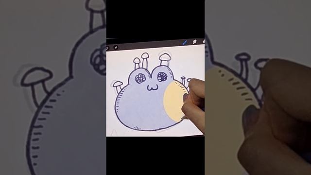 무슨 그림일까요? (버섯똘마뱀) #아이패드드로잉 #일상 смотреть онлайн