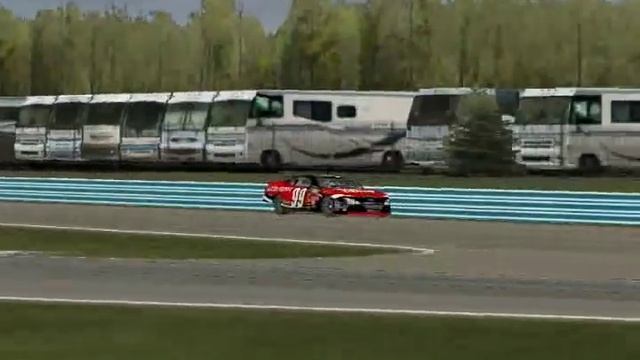 Wrecks on Nascar Sim Racing смотреть онлайн