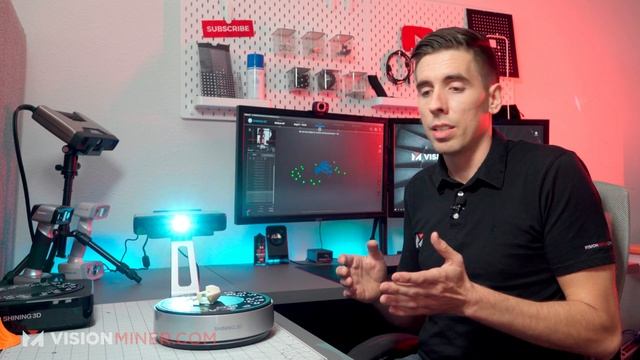 How to 3D Scan an Object - Einscan SP Tutorial смотреть онлайн