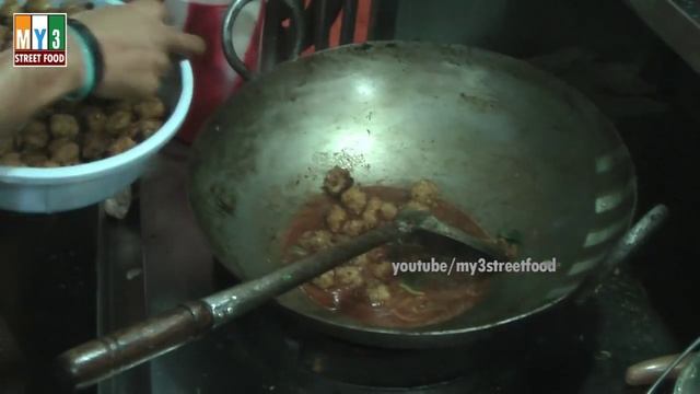 Veg Manchuria | HYDERABADI STREET FOOD | Indian Street foods street food смотреть онлайн