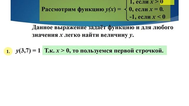 Функция и график функции 2 урок смотреть онлайн