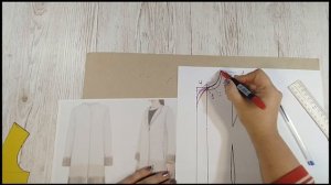 Самая простая выкройка комбинированного пальто. Ткань+Кашемир+Мех