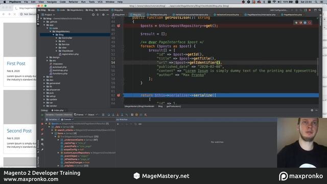 Пишем Блог модуль на Magento 2 - Live Stream смотреть онлайн
