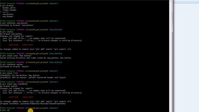 Git - stash #29 przykład смотреть онлайн