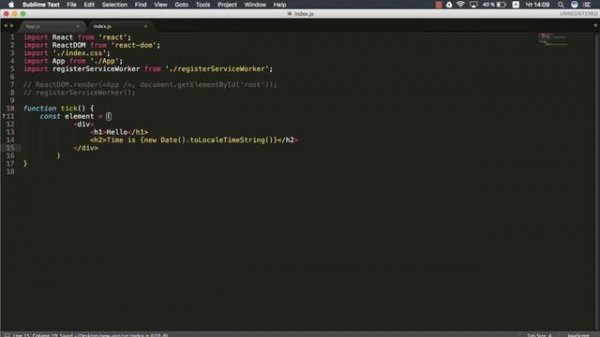 Уроки React JS для новичков - Рендер элементов примеры react js.