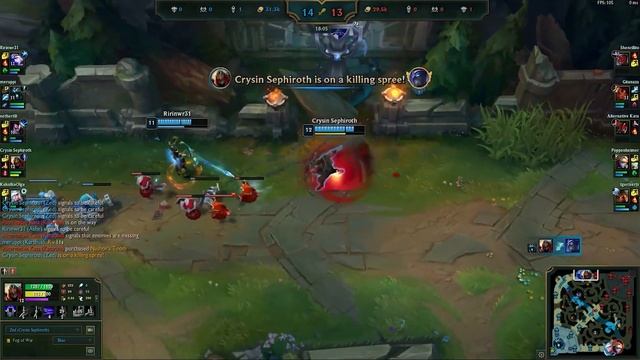 Крайсин - (Игра) Гайд Зед vs Катарина - League of Legends/лига легенд/лол/лол стрим/стрим смотреть онлайн