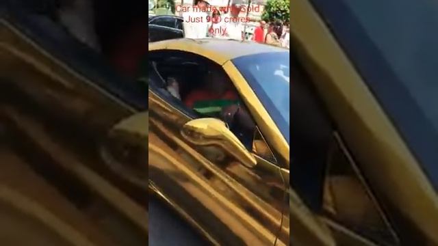 Ferrari made of gold !!!! Rich !!!! Arabs!! 900 crores only смотреть онлайн