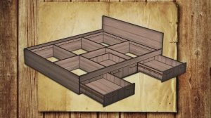 Как сделать кровать своими руками из ДСП: расчет деталей и сборка