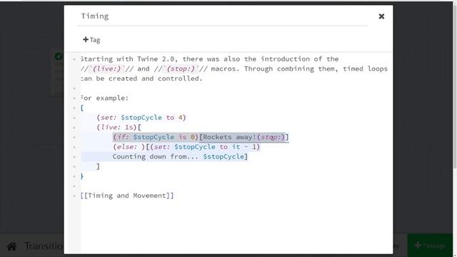 Twine 2.1: Harlowe 2.0: Transitions and Animations смотреть онлайн